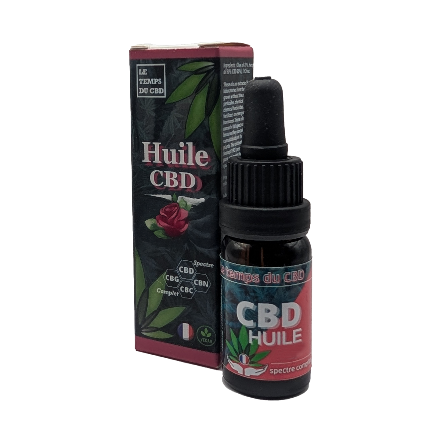 Huile Cassis Framboise - Le temps du CBD
