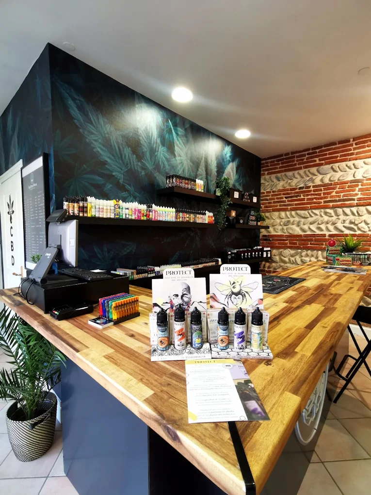 Comptoir et sélection de produits de la boutique Panacea
