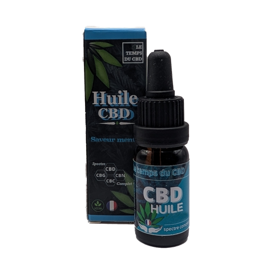 Huile Menthe - Le temps du CBD