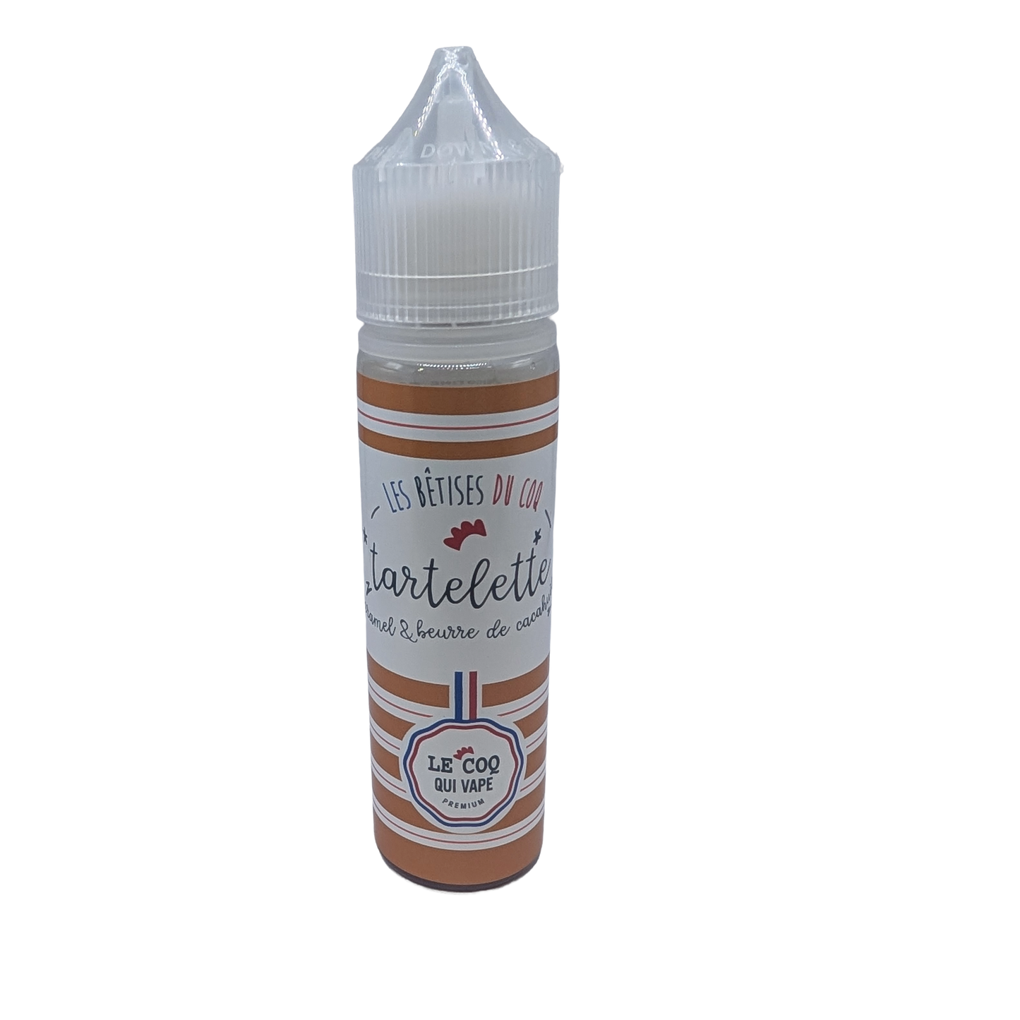 Les betises du coq – Tartelette Caramel et Beurre de cacahuète  – Le coq qui vape
